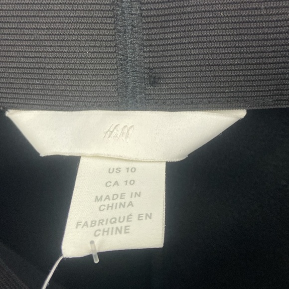 H&M Faux Leather Pants Women’s Size 10 Black NWT - Picture 6 of 14